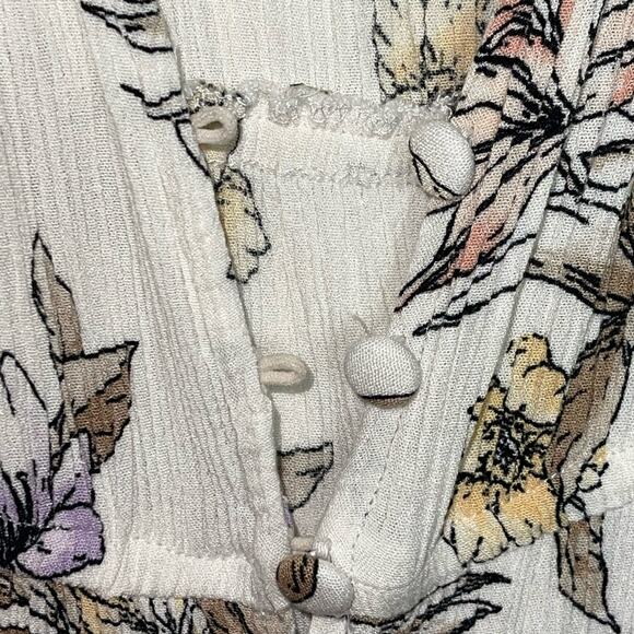 L.I.F.E Life Is For Eternity Floral Beach Cover Up Full Length Duster Size Large - Picture 12 of 13